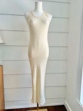 Creatures of Comfort Wool Maxi Dress Cream size 1 / S